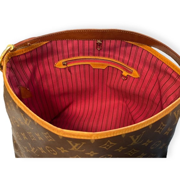 🩷RETIRED Louis Vuitton Delightful MM in Monogram Pivoine - Picture 11 of 16